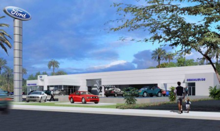 FORD CANCUN, PROYECTO Y CONSTRUCCION  REMODELACION, CANCUN, Q. ROO (BYPCO CARIBE CONSTRUCTORA) 
